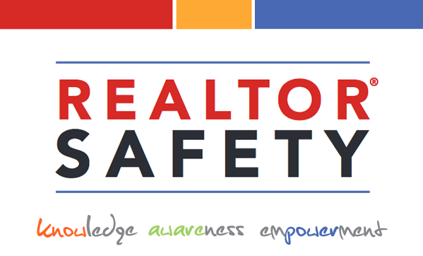 Text block with the word Realtor Safety - Knowledge, Awareness, Empowerment